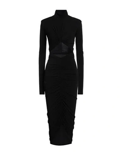 The Andamane Woman Maxi Dress Black Size 2 Polyester, Elastane In Black