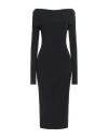 The Andamane Woman Midi Dress Black Size 2 Viscose, Elastane