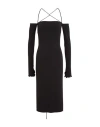 The Andamane Andamane Maddy Black Polyester Dress In Black