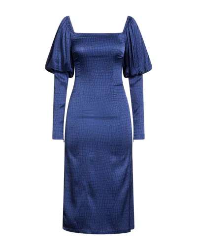The Andamane Midi Dresses In Blue