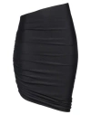 The Andamane Woman Midi Skirt Black Size 6 Polyamide, Elastane