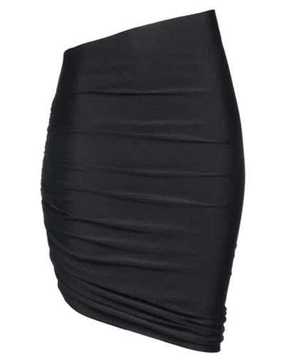 The Andamane Woman Midi Skirt Black Size 6 Polyamide, Elastane