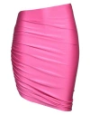 The Andamane Woman Midi Skirt Fuchsia Size 6 Polyamide, Elastane In Pink