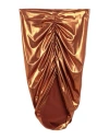 The Andamane Woman Midi Skirt Rust Size 6 Polyamide, Elastane In Red