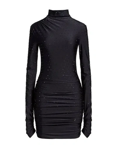 The Andamane Woman Mini Dress Black Size 4 Polyamide, Elastane In Blue