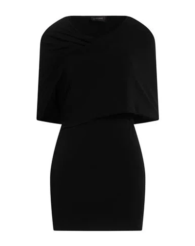 The Andamane Woman Mini Dress Black Size 8 Polyester, Elastane