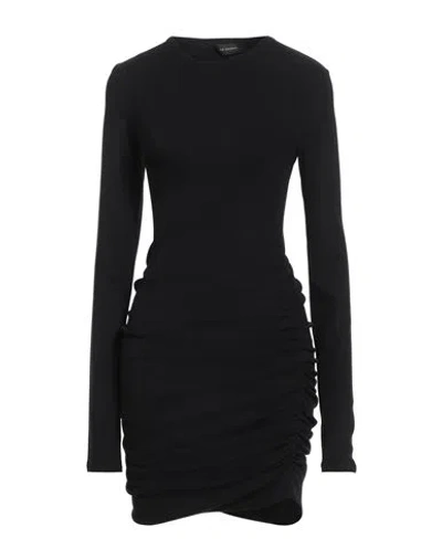 The Andamane Woman Mini Dress Black Size 8 Viscose, Elastane