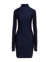 The Andamane Woman Mini Dress Blue Size 2 Polyamide, Elastane