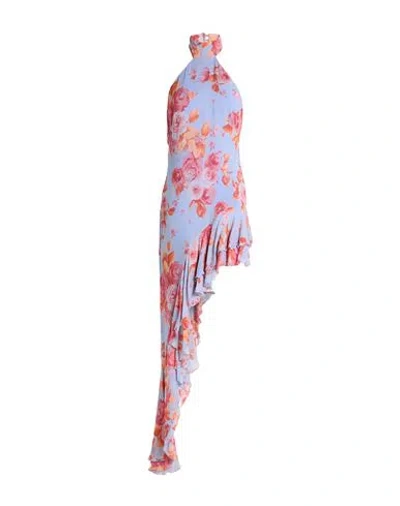 The Andamane Woman Mini Dress Lilac Size 6 Viscose In Multi