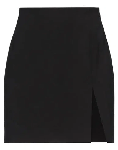 The Andamane Woman Mini Skirt Black Size 2 Viscose, Polyester