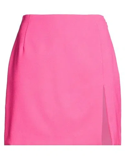 The Andamane Woman Mini Skirt Fuchsia Size 4 Polyester In Pink
