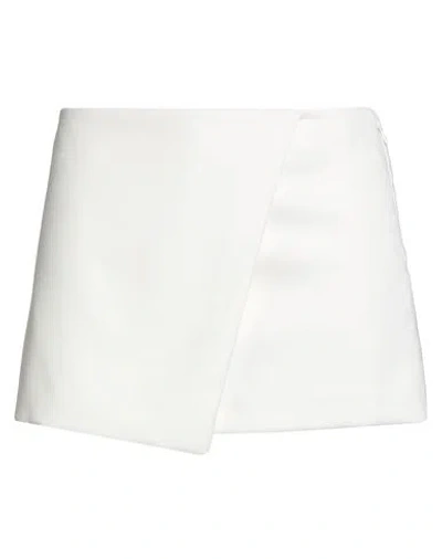 The Andamane Woman Mini Skirt Off White Size 8 Polyester