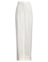 The Andamane Woman Pants Cream Size 2 Polyester In White