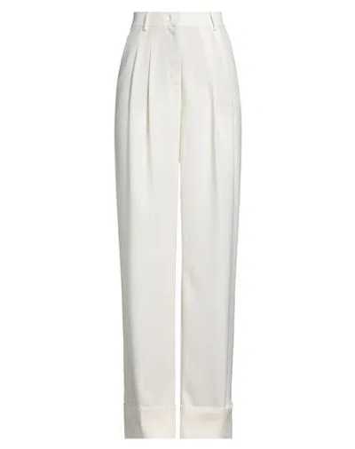 The Andamane Woman Pants Cream Size 2 Polyester In White