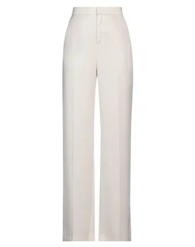 The Andamane Woman Pants Ivory Size 6 Polyester In White