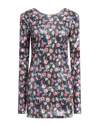 The Andamane Woman Short Dress Black Size S Polyester, Elastane