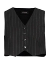 The Andamane Woman Tailored Vest Black Size 8 Polyester, Viscose, Elastane In Black