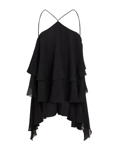 The Andamane Woman Top Black Size 4 Silk