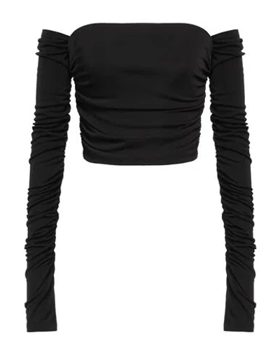 The Andamane Woman Top Black Size M Polyester, Elastane