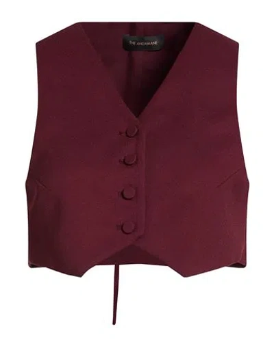 The Andamane Woman Top Burgundy Size 2 Polyester In Red