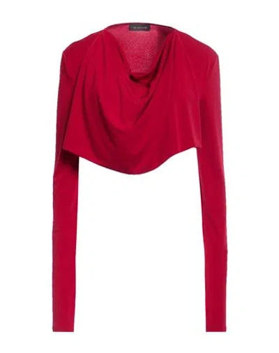 The Andamane Woman Top Burgundy Size 6 Polyester, Elastane In Red