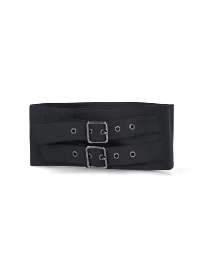 The Andamane Women's Cotton-polyester Belt In Black