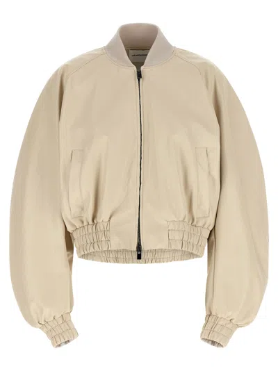 The Andamane 'sierra' Bomber Jacket In White