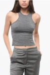 The Andamane Wool Blend Sadie Tank Top In Gray