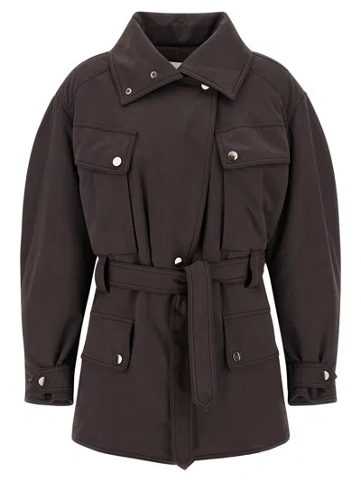 The Andamane 'xandra Jacket' Jacket In Brown