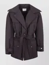 The Andamane Xandra Military Style Jacket In Brown