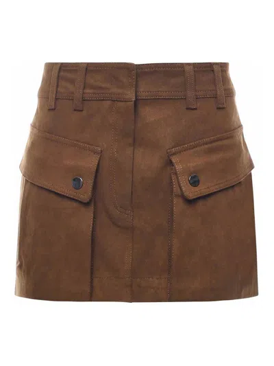 The Andamane Xandra Miniskirt In Brown
