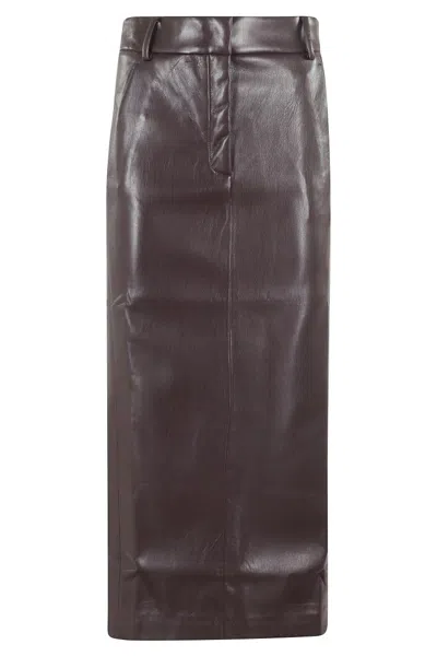 THE ANDAMANE THE ANDAMANE XANIA PENCIL MIDI SKIRT