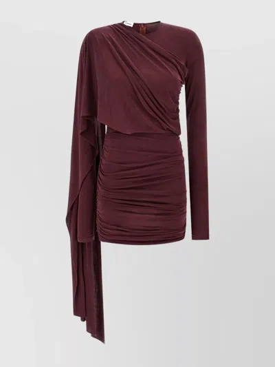 THE ANDAMANE 'XENIA' DRAPED HEM DRESS