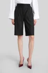 The Andamane Xiana Shorts In Black Polyester In Black