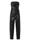 The Andamane Yana Draped Jumpsuit In Black
