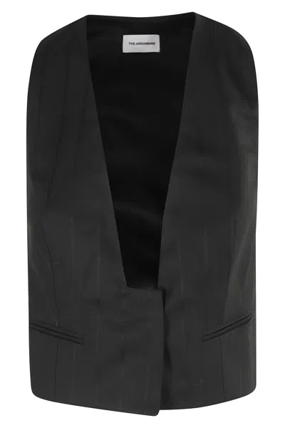 The Andamane Yelena Vest In Black
