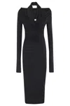 The Andamane Yvonne Midi Dress Ballerina Midi Dress In Black