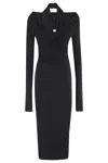 The Andamane Yvonne Midi Dress Ballerina Midi Dress In Black