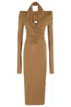 The Andamane Yvonne Midi Dress Ballerina Midi Dress In Brown