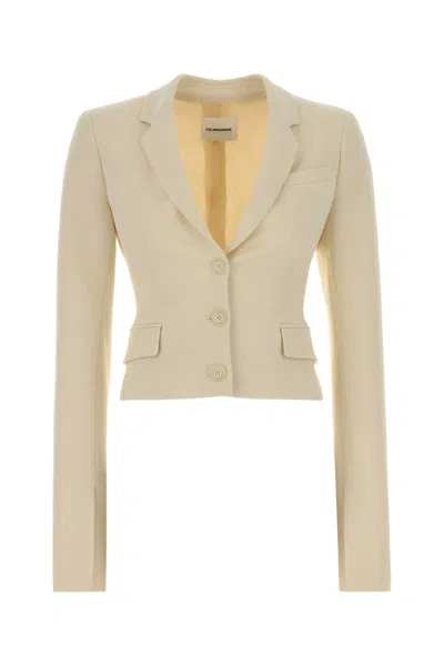 The Andamane Crepe Blazer In White