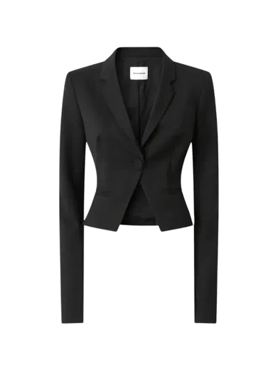 The Andamane Zefira Single-breasted Blazer In Black