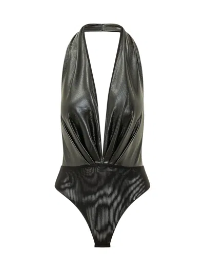The Andamane Zendaya Bodysuit In Purple