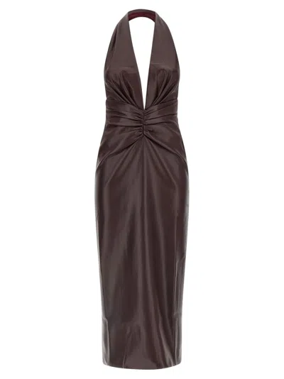 The Andamane 'zendaya' Dress In Brown