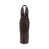 The Andamane Zendaya Dress In Bordeaux Polyester In Brown