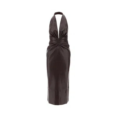 The Andamane Zendaya Dresses Bordeaux In Brown