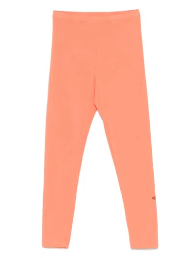 The Animals Observatory Kids' Alligator Leggings In Orange