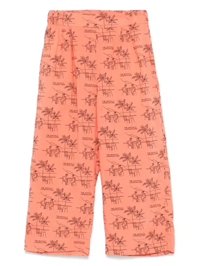 The Animals Observatory Kids' Antelope Trousers In Orange