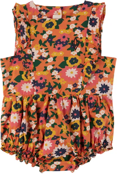 The Animals Observatory Baby Orange Meerkat Romper