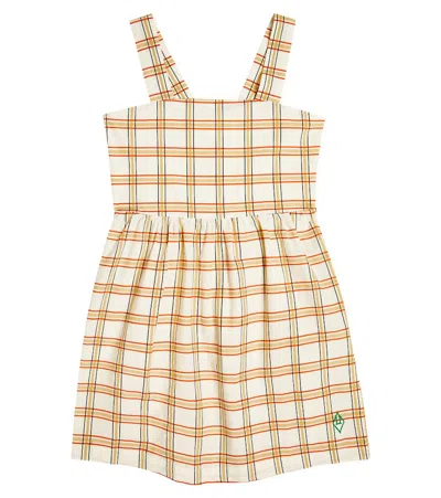 The Animals Observatory Kids' Kleid Badger Aus Baumwolle In Multi