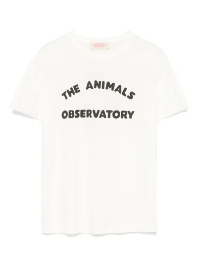 The Animals Observatory Kids' Big Rooster T-shirt In White